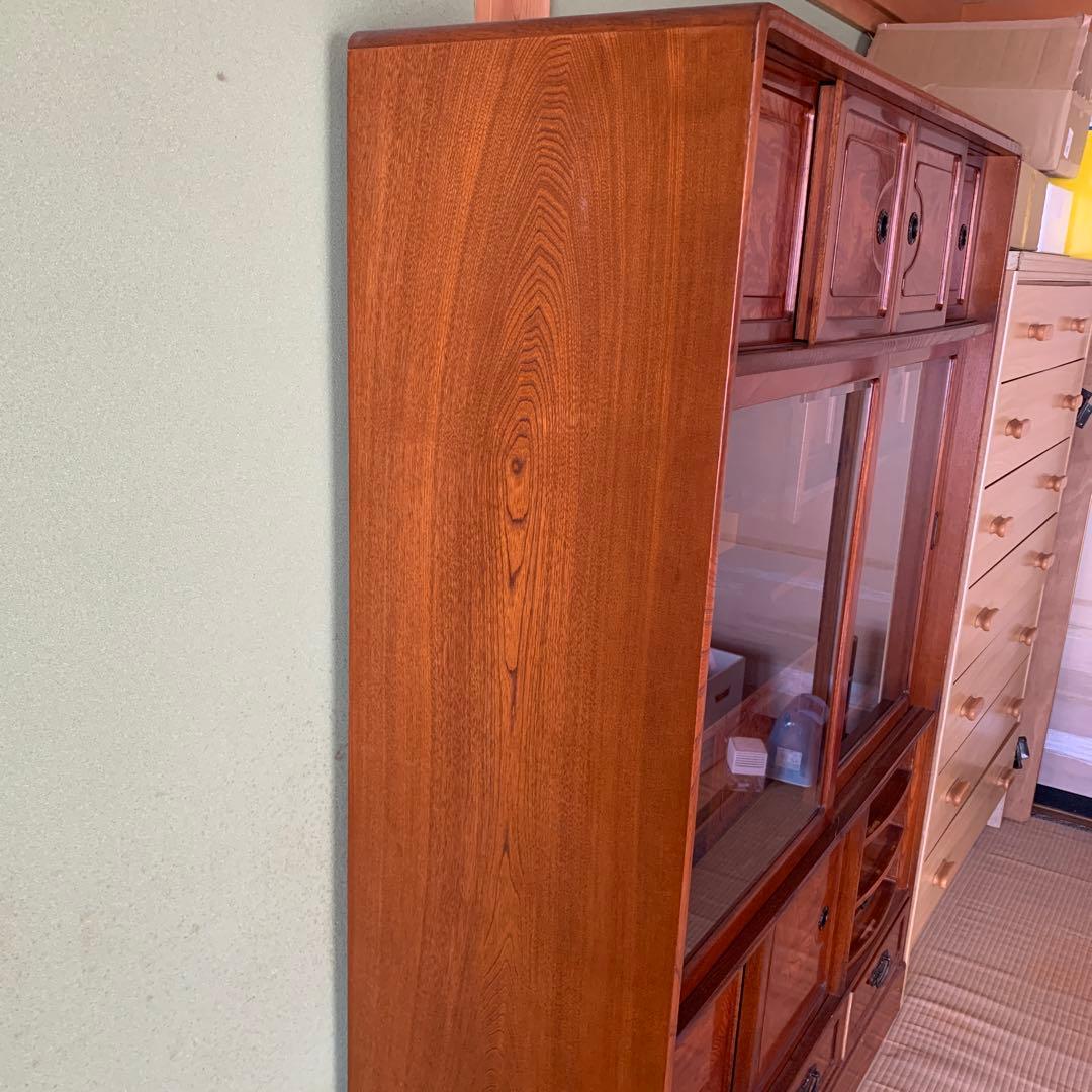 和風飾り棚　茶箪笥