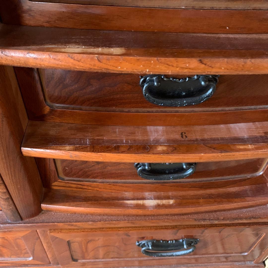 和風飾り棚　茶箪笥