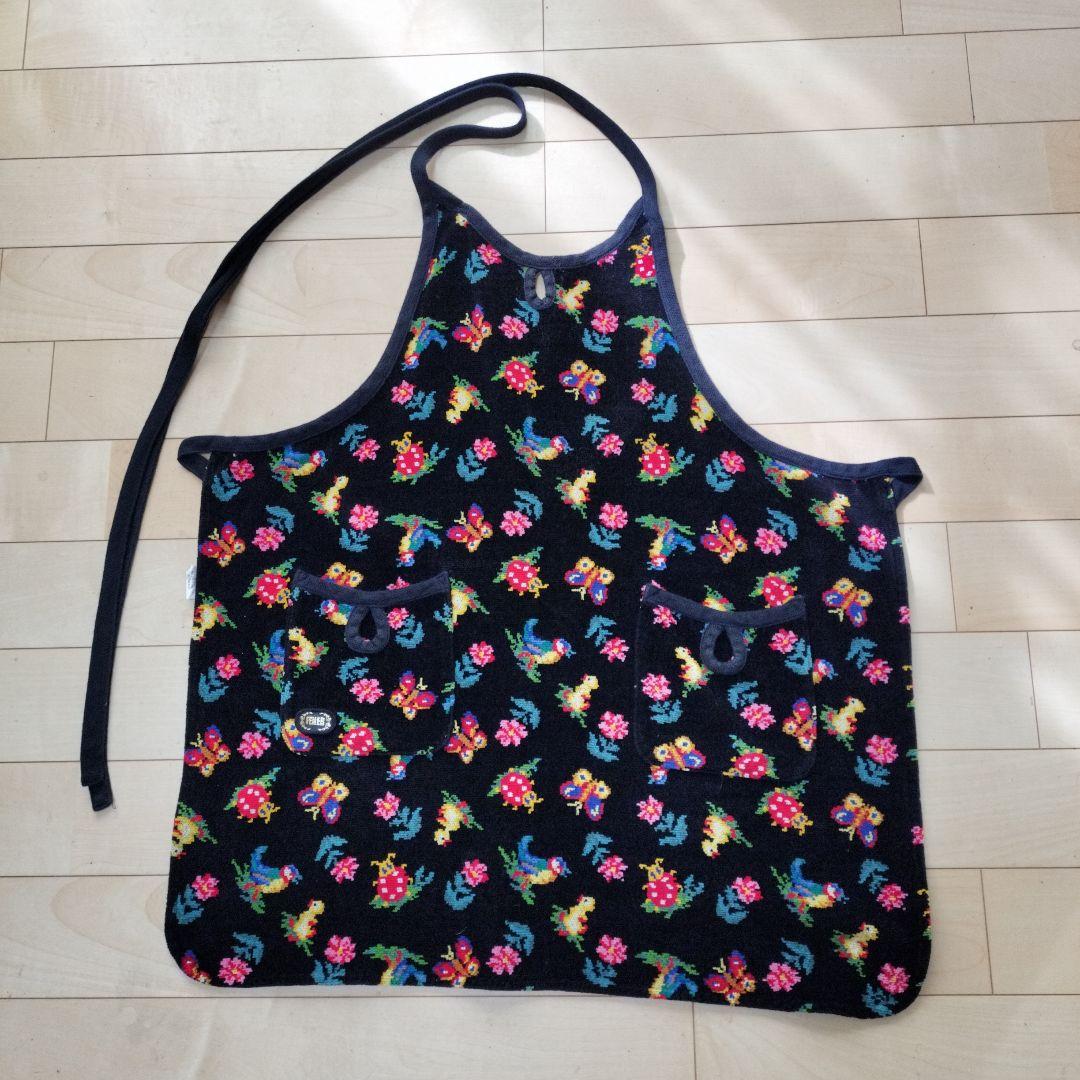 フェイラー　エプロン　ハイジ　ブラック　黒