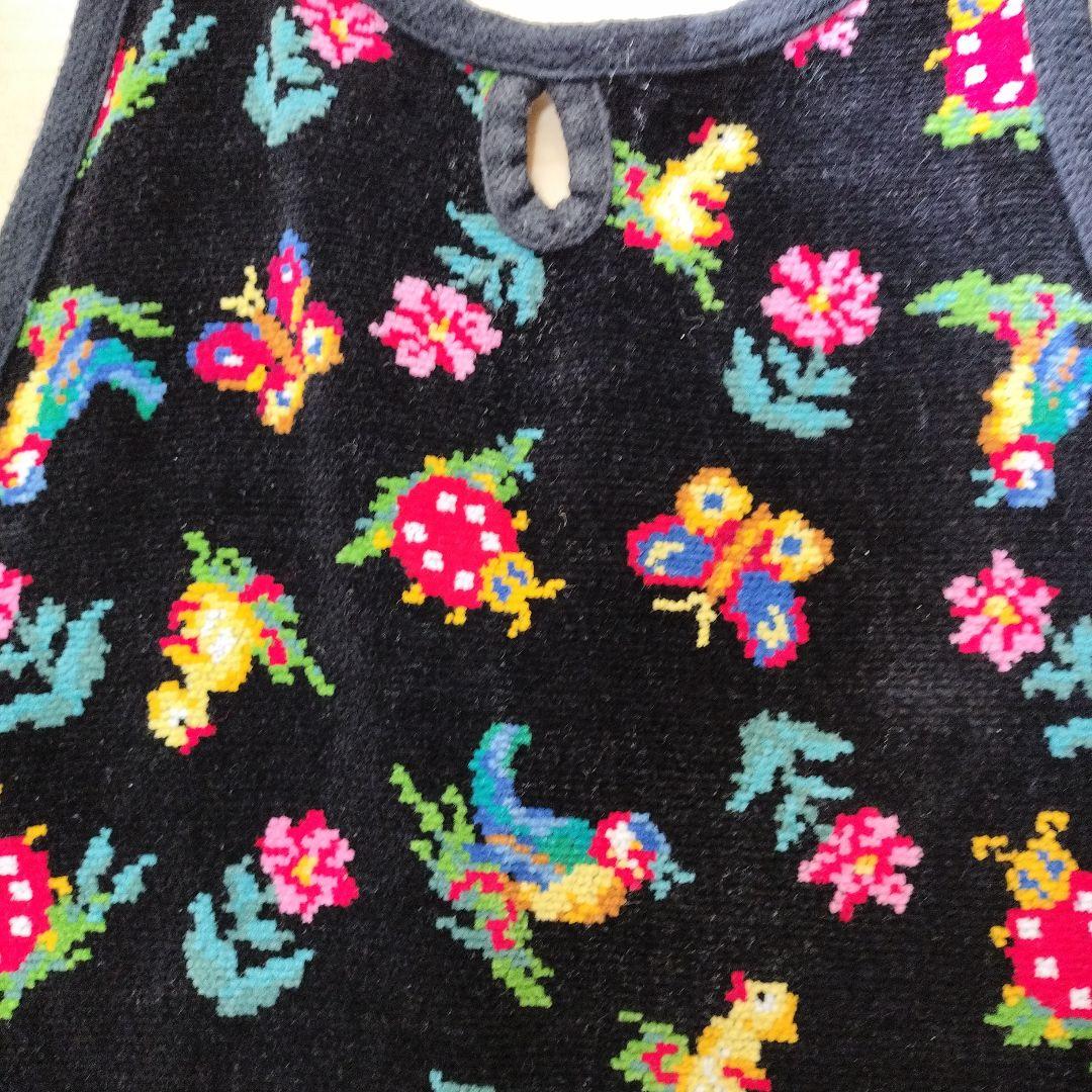 フェイラー　エプロン　ハイジ　ブラック　黒