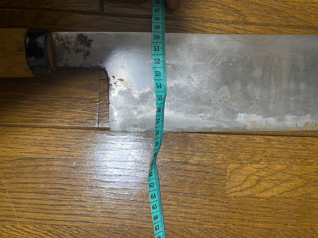 辻合明男］大型 包丁 マグロ 解体刃渡り 約70cm
