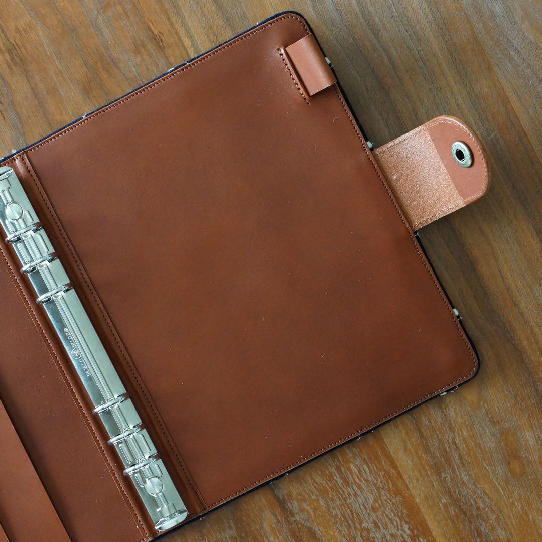 ミナペルホネン　タンバリンdopブラック　A5 6穴システム手帳