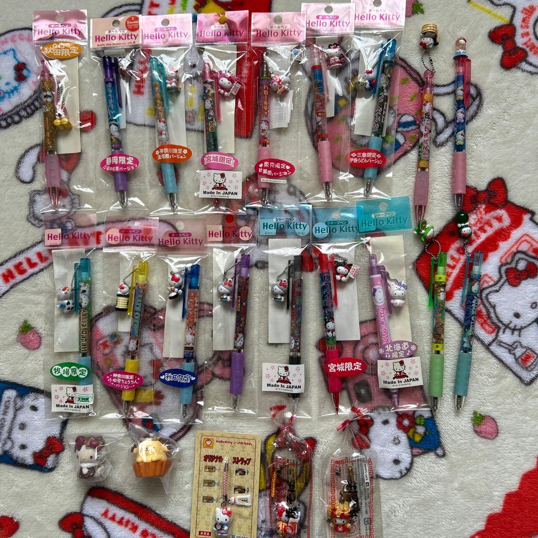 未使用】ご当地キティボールペンシャーペンまとめ売り - メルカリ