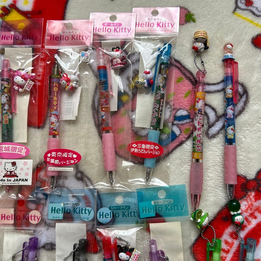 未使用】ご当地キティボールペンシャーペンまとめ売り - メルカリ