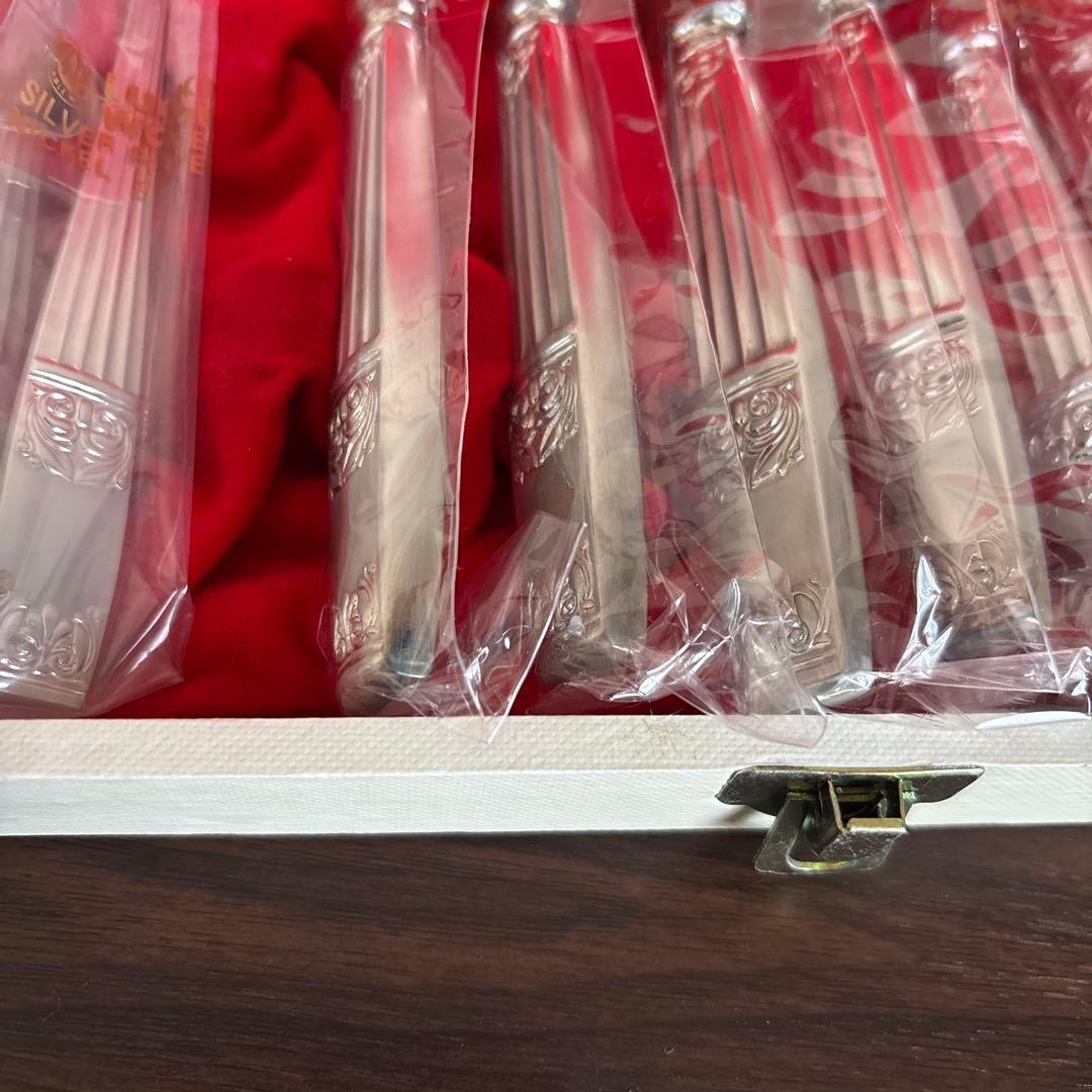 【未使用】ラッキーウッド　ロッキンガム　カトラリーセット　24P