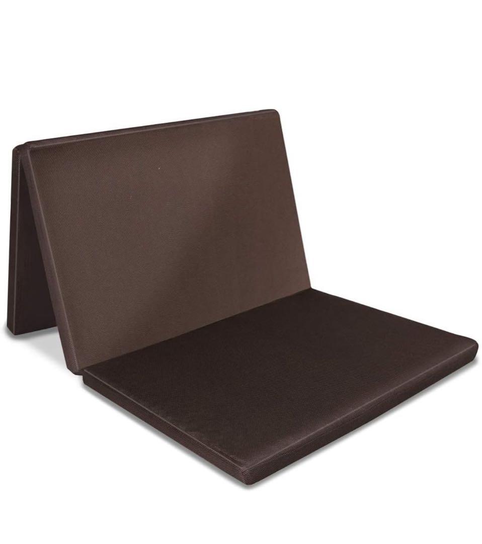 【アイリスオーヤマ】エアリーマットレス⭐︎シングル5センチ茶①