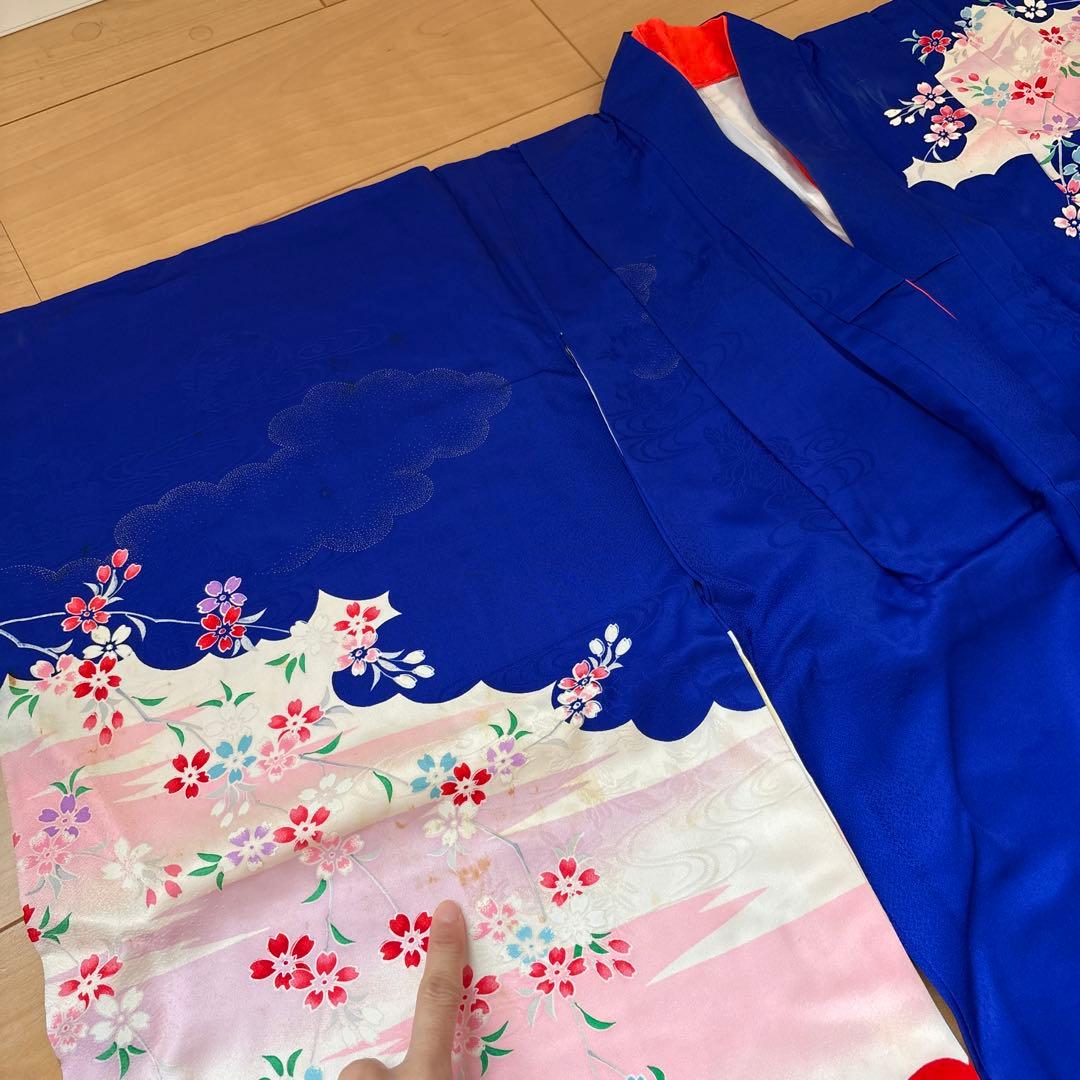 七五三　七歳　女の子　着物　七五三