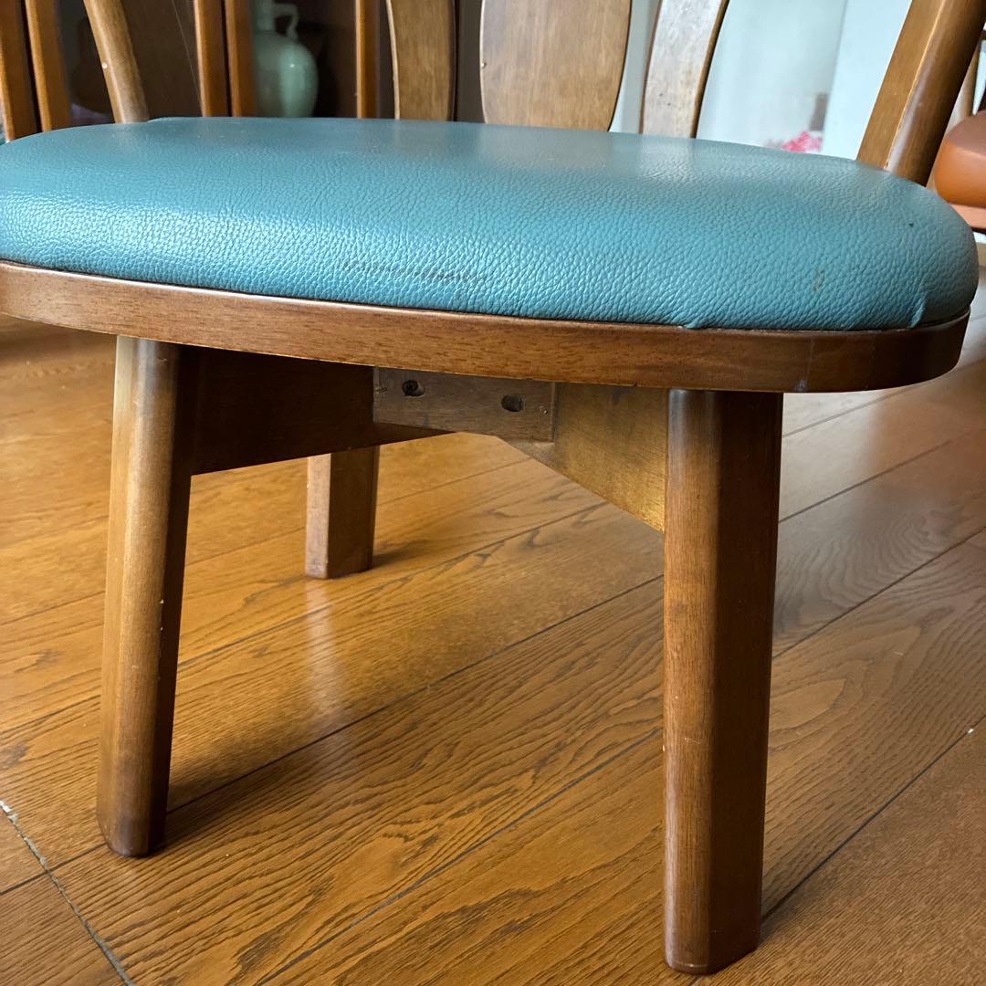 木製ダイニングチェア(回転可能)1脚