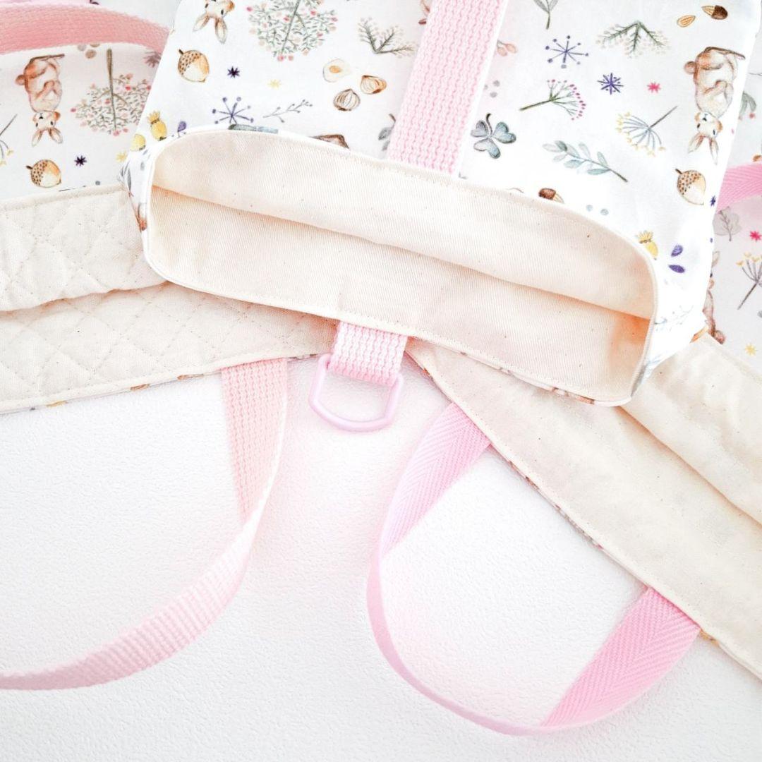 入園入学3点セット　ミルキーラビット　淡ピンク　女の子　レッスンバック　うさぎ