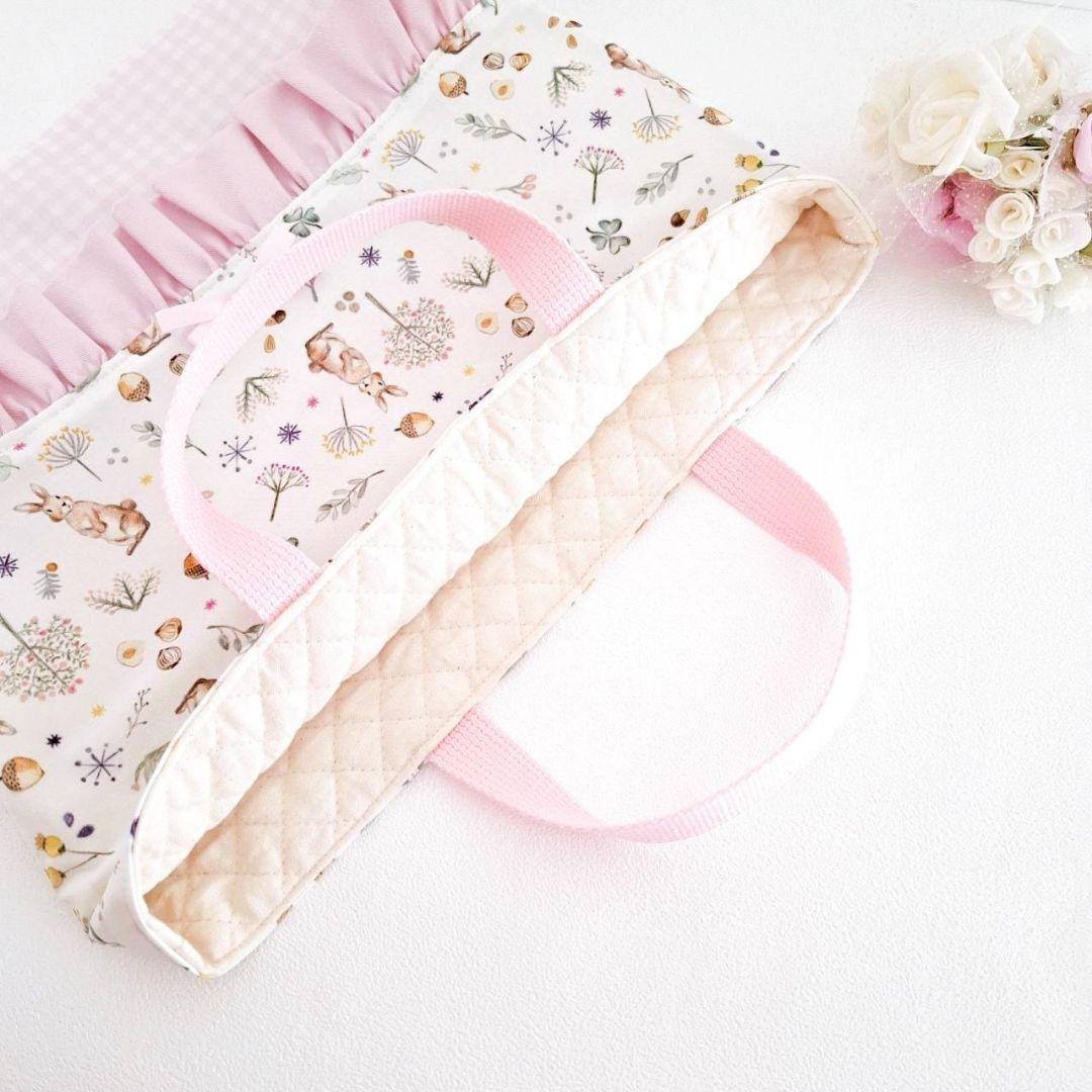 入園入学3点セット　ミルキーラビット　淡ピンク　女の子　レッスンバック　うさぎ