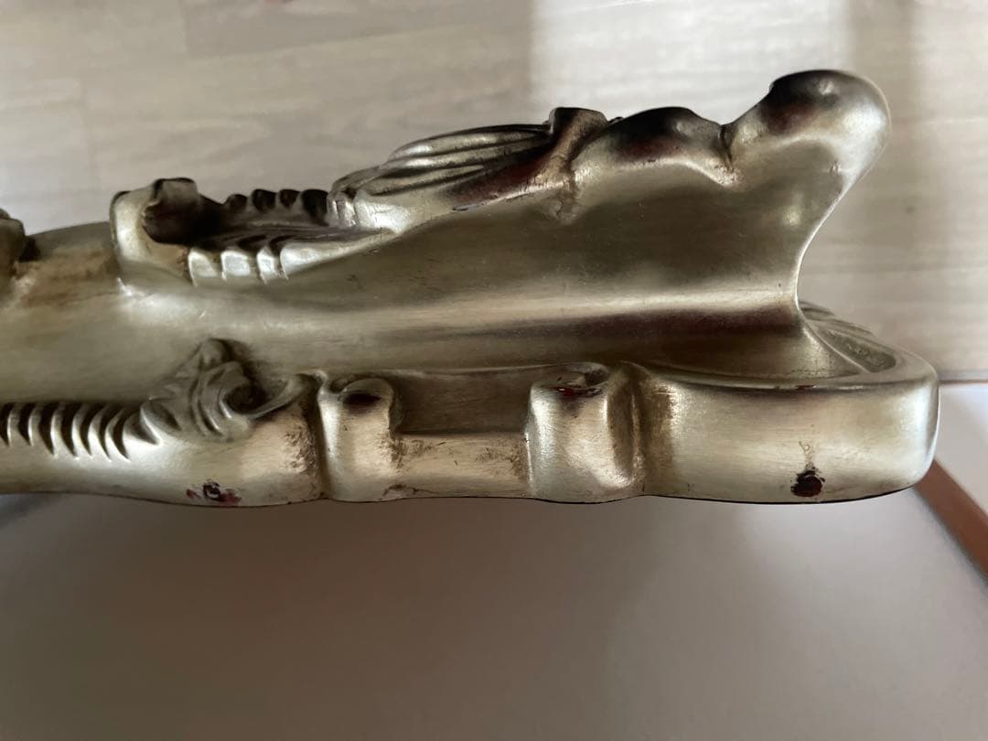 壁掛け　大型　ミラー　アンティーク　ロココ調　シャビーシック