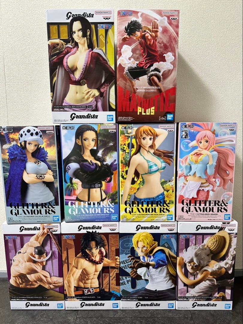 豪華10点セット】ワンピース フィギュア まとめ売り ニカ エース 白