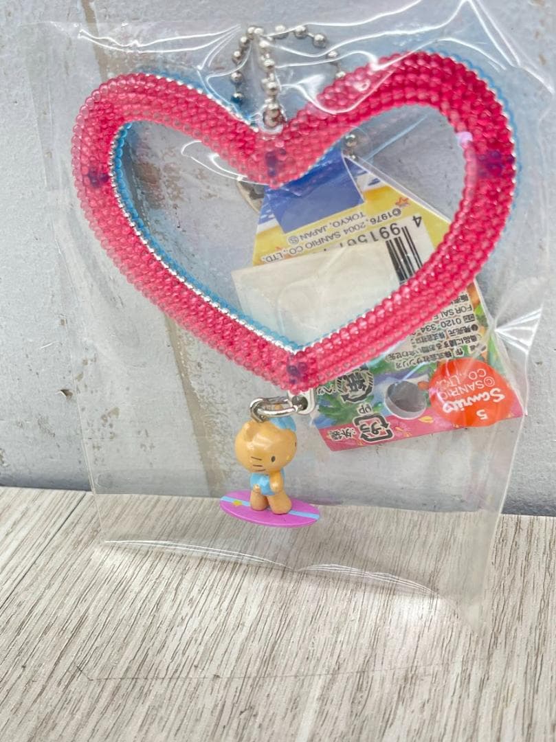 希少 当時物 キティ 夏休み海バージョン ミニバックマスコット 6種 04年