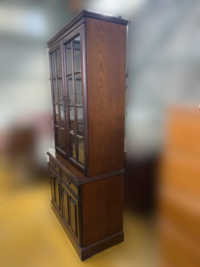 太田長 ATLANTA アトランタ ガラス扉 縦型キャビネット