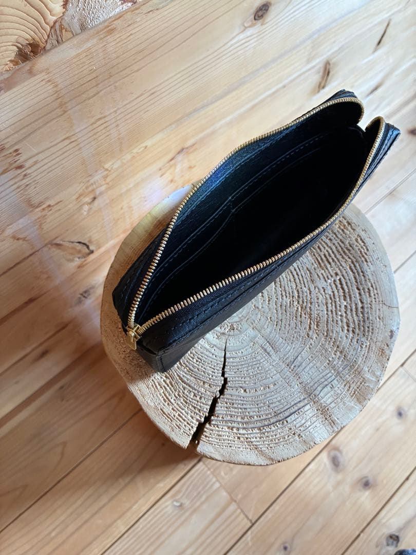 【オーダーメイド】ポシェットタイプウォレット　手縫い　キャンモア