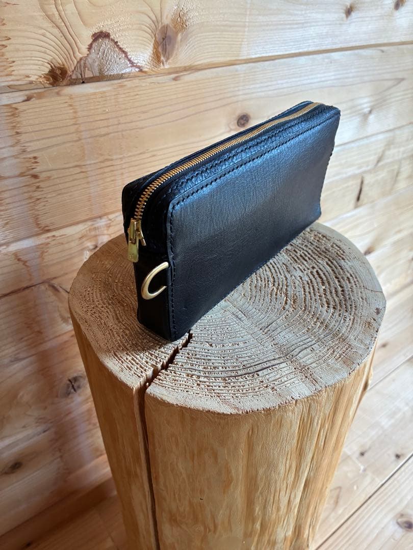 【オーダーメイド】ポシェットタイプウォレット　手縫い　キャンモア