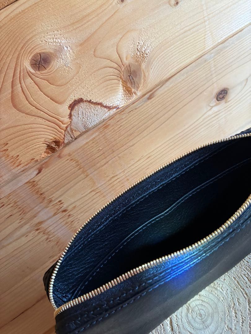 【オーダーメイド】ポシェットタイプウォレット　手縫い　キャンモア