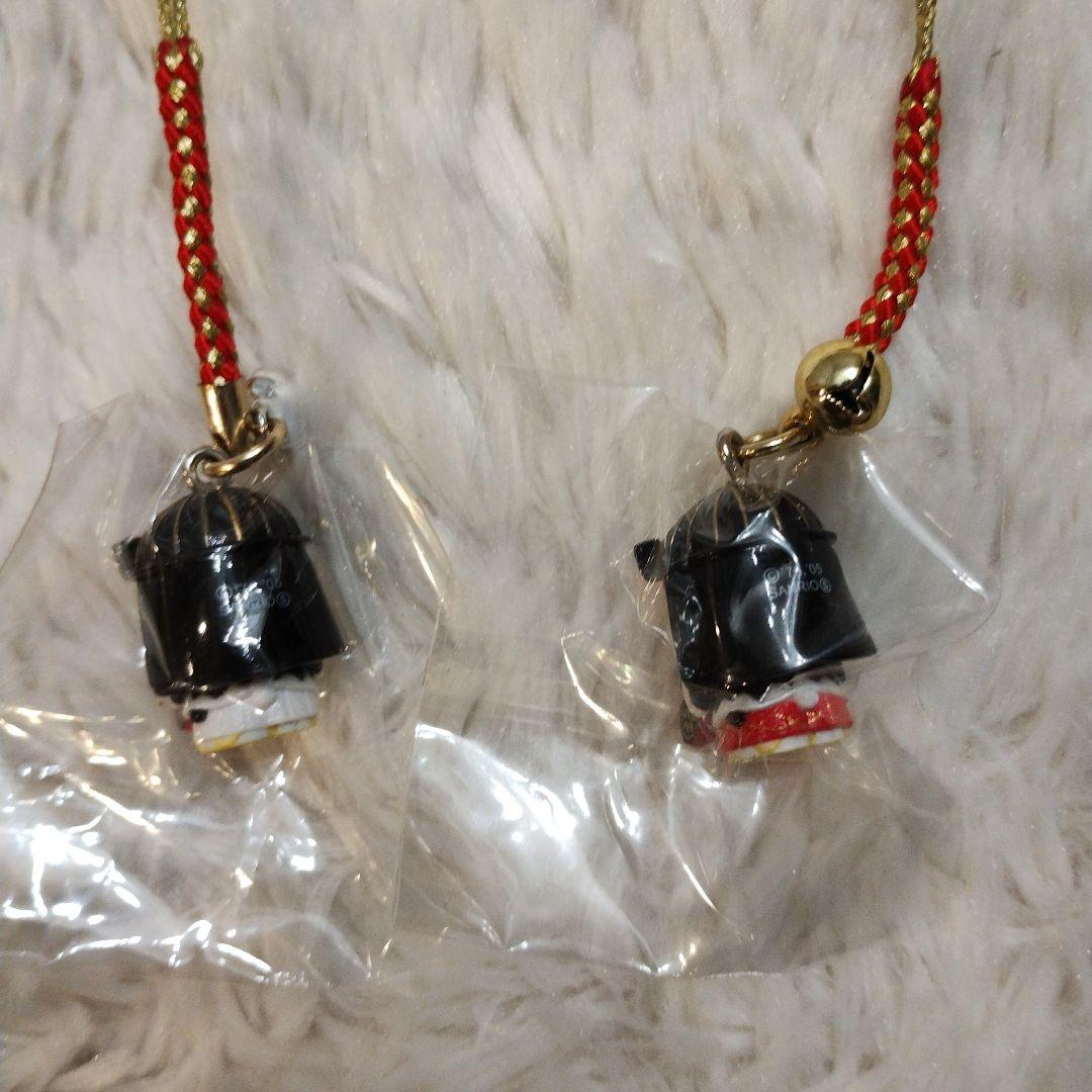 ご当地キティ 兵庫限定 根付けストラップ 2つセット 大石内蔵助 泉岳寺