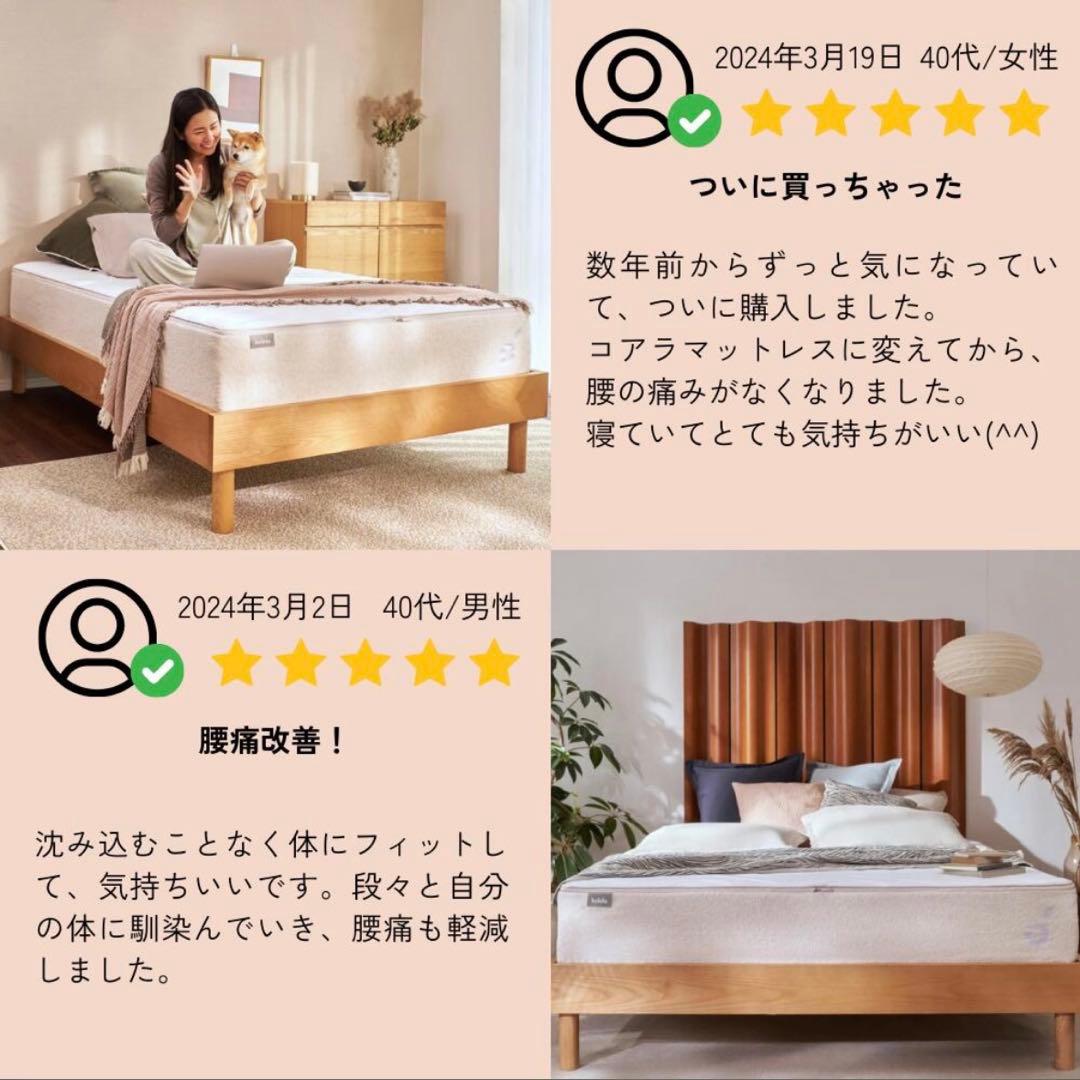 れ*ん様 【フレーム付き 訳あり】片面未使用　クイーン マットレス コアラマット