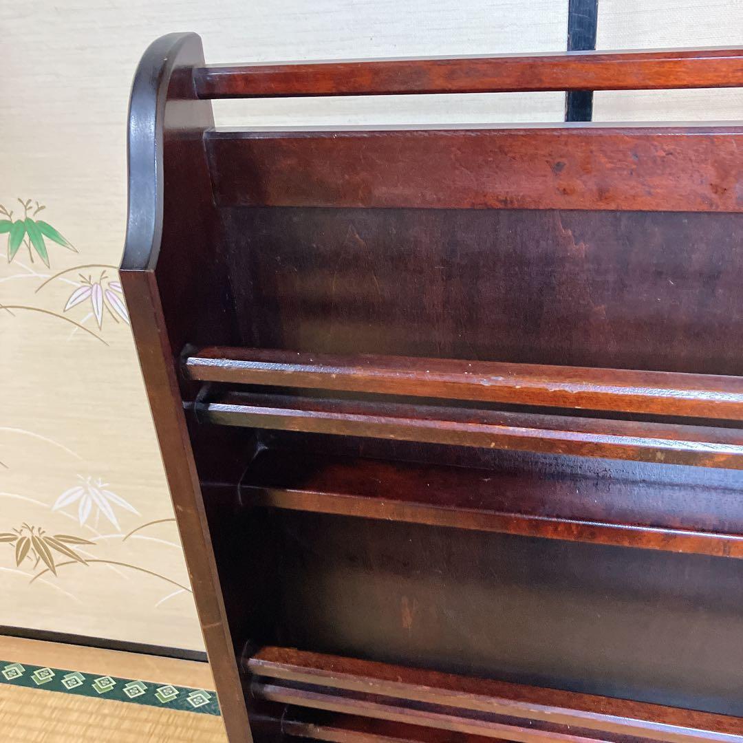 北海道民芸家具 樺無垢材 スリッパラック マガジンラック 民芸家具 古家具