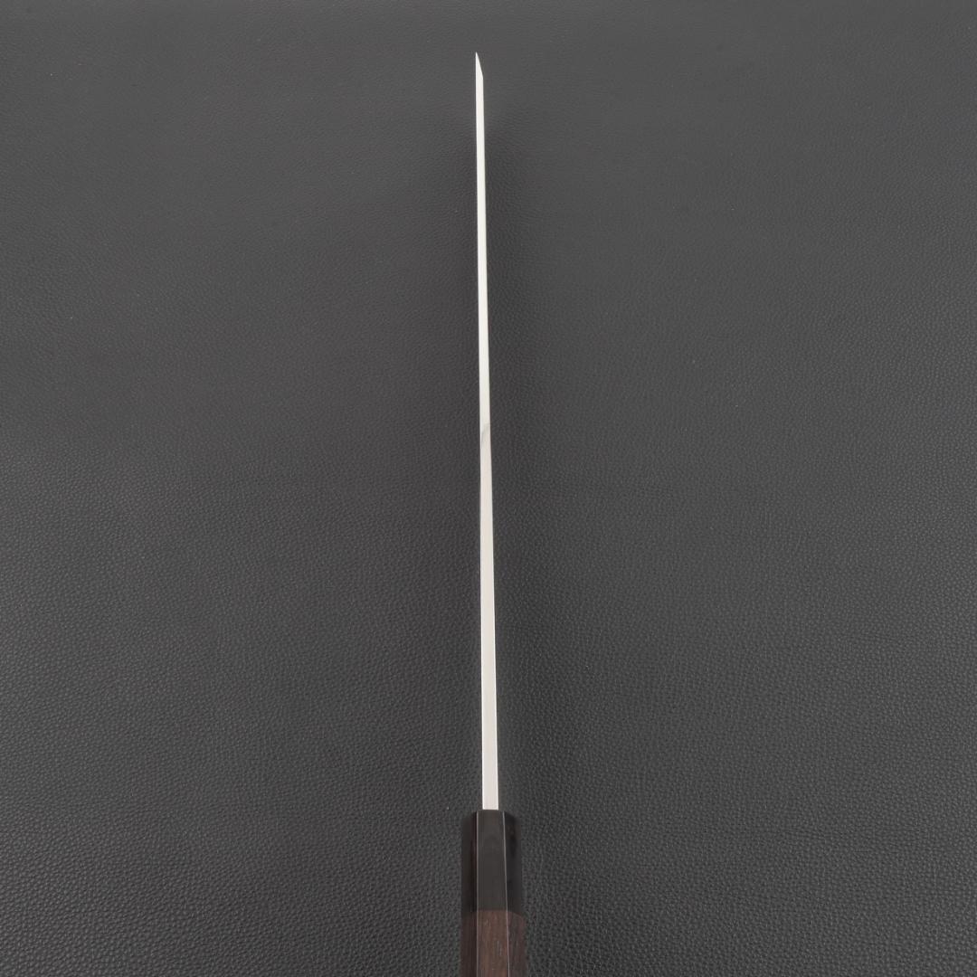 11186先丸包丁 尺二 刺身包丁 鏡面仕上げ 刃は究極の切れ味黒檀黒水牛