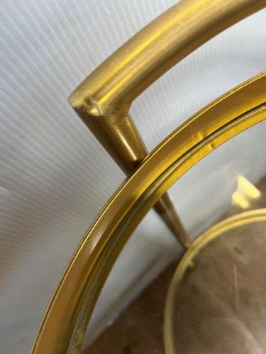 J【中古】ニチエス【アルミンチェア】キッチンサービングカート 2段式 ワゴン