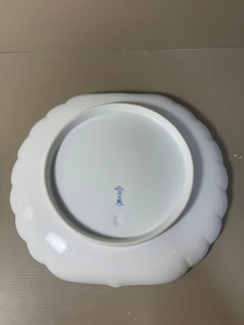 2583 深川製磁 花鳥 皿 金彩 - メルカリ