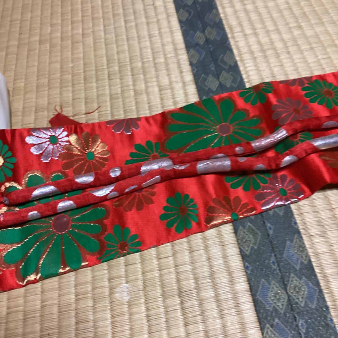 七五三小柄七歳フルセット　帯幅14、5センチ　草履21センチ