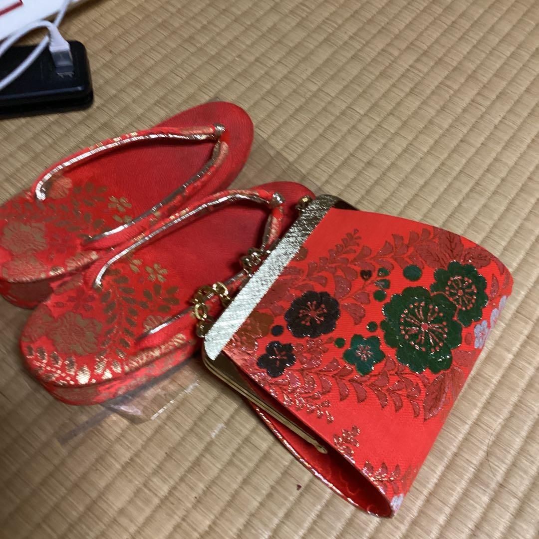 七五三小柄七歳フルセット　帯幅14、5センチ　草履21センチ