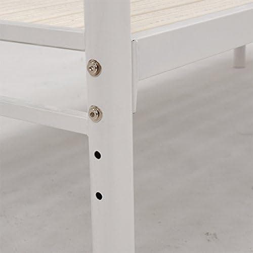 新品　未使用　　シングルべト　ブラック　コンセント付き　すのこベッド　ホワイト