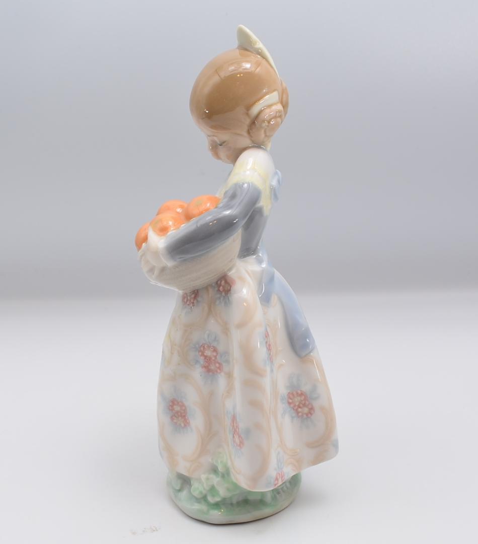 バレンシアの少女　＃4841　★リヤドロ　スペイン　光沢仕上げ　ヴィンテージ