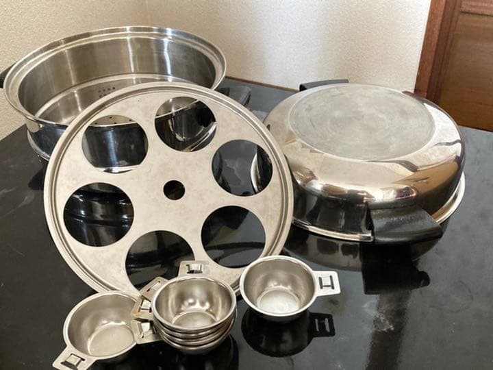 アムウェイ　シチュー鍋、蒸し器、その他