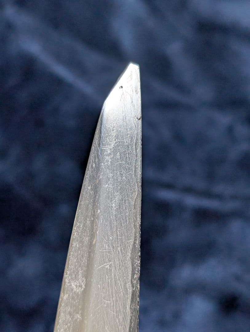 A*n様 特製 有次 片刃 和包丁 柳刃包丁 刺身包丁 水牛柄 九寸尺 中古 白