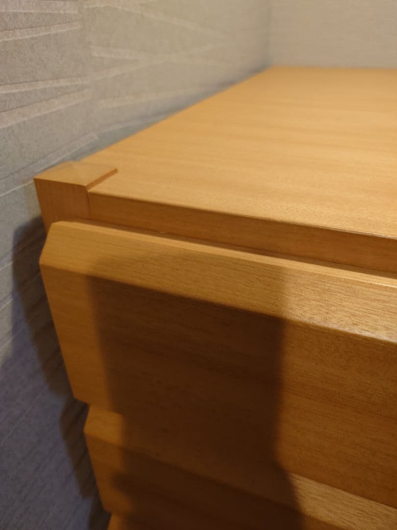 府中家具 ナチュラルウッド 木製チェスト 8引き出し - メルカリ