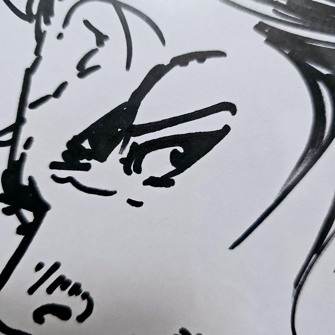 バガボンド 宮本武蔵 イラスト 直筆サイン色紙 - メルカリ