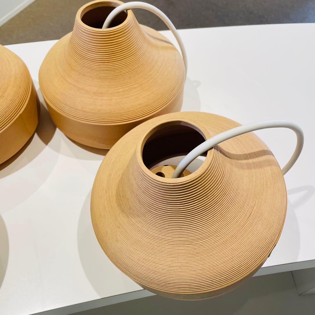 【美品】BUNACO ブナコ 木製ペンダントライト(1点)