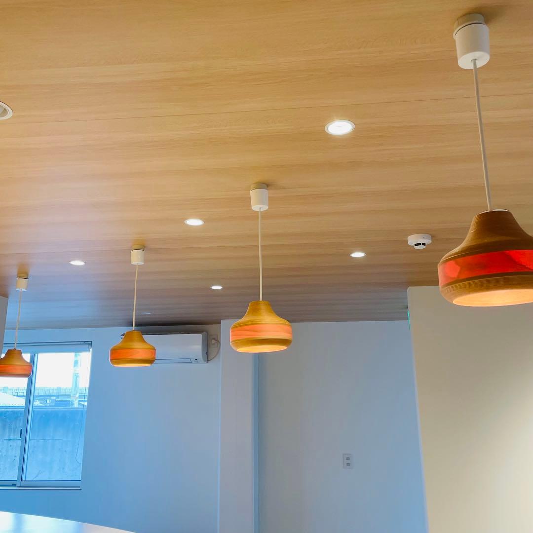 【美品】BUNACO ブナコ 木製ペンダントライト(1点)