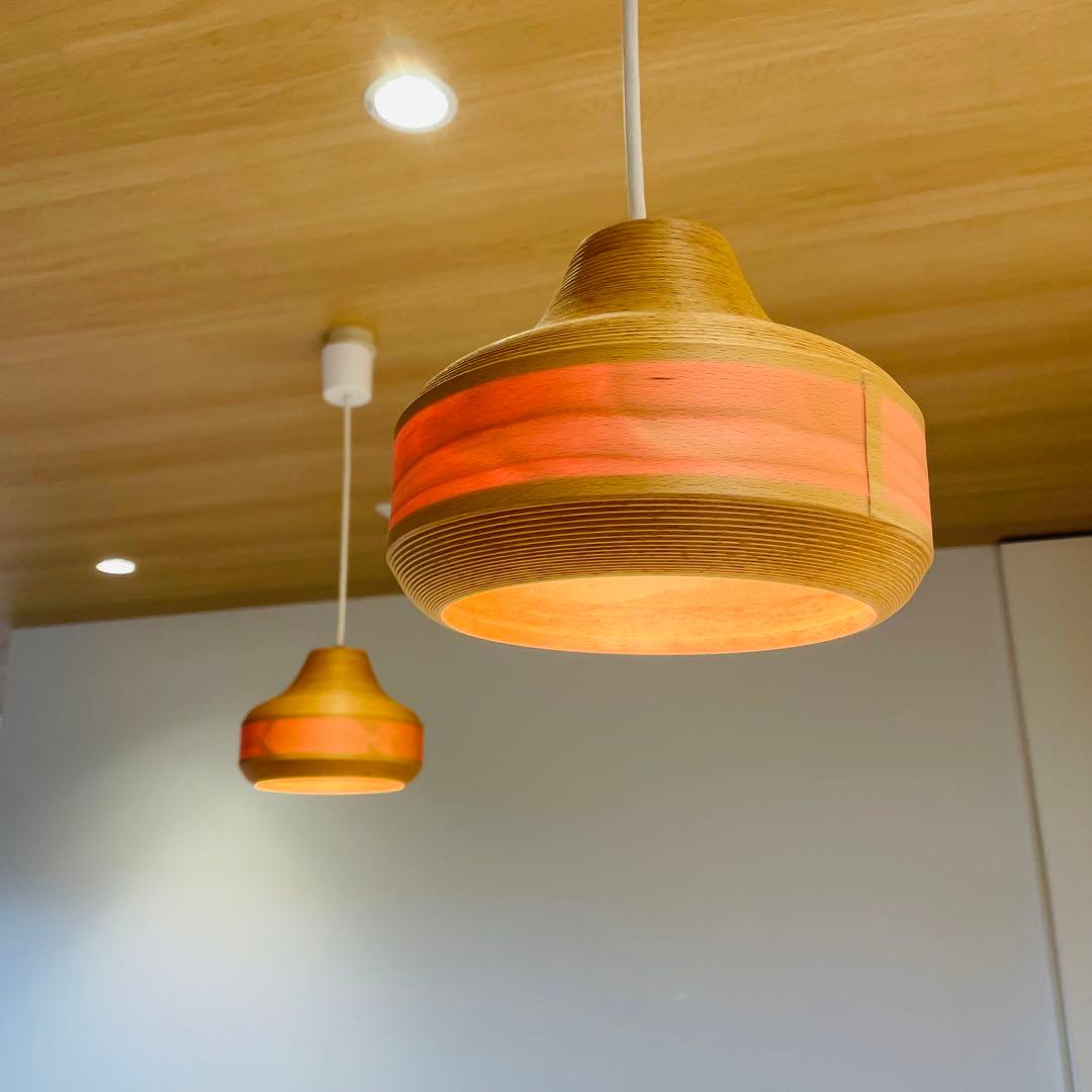 【美品】BUNACO ブナコ 木製ペンダントライト(1点)