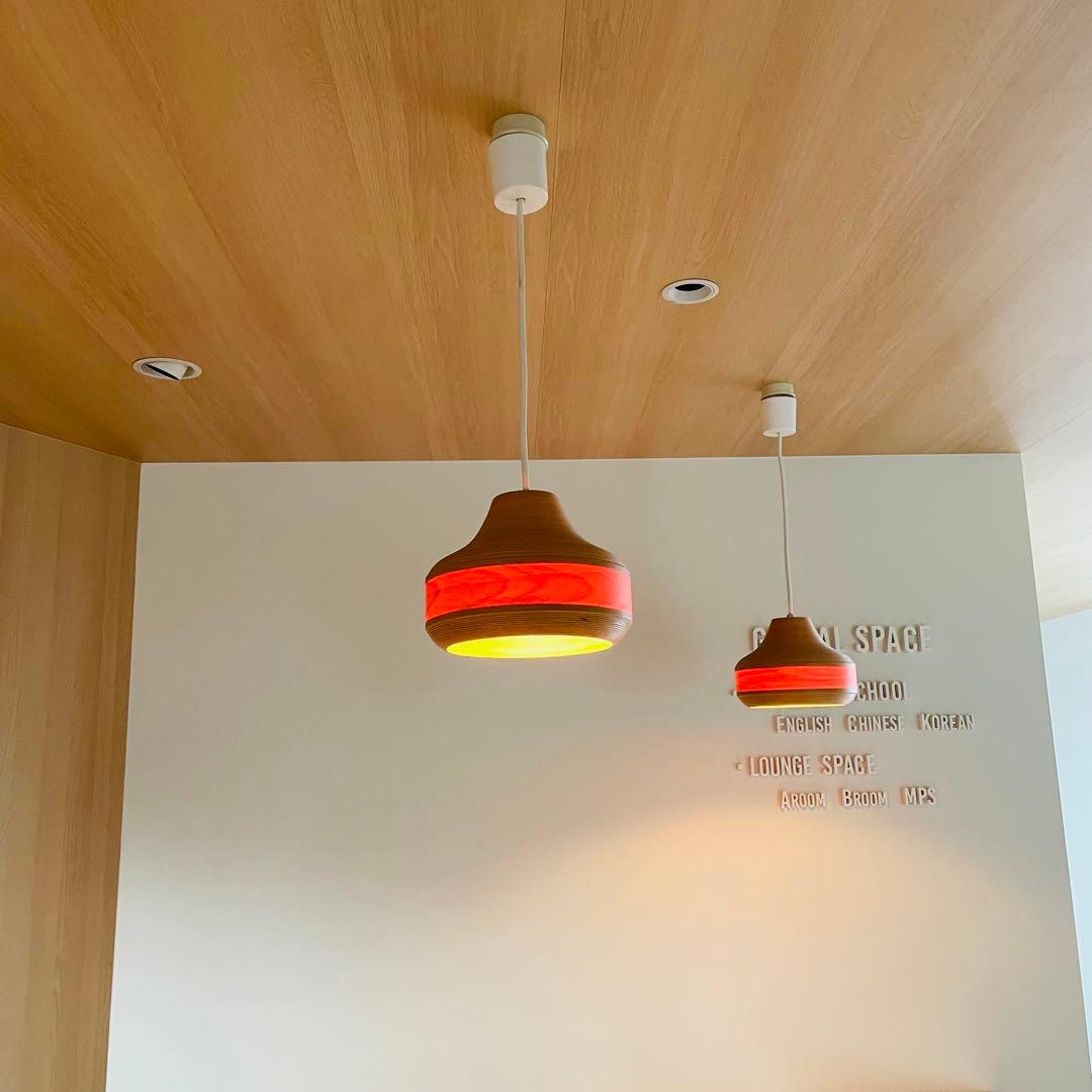 【美品】BUNACO ブナコ 木製ペンダントライト(1点)