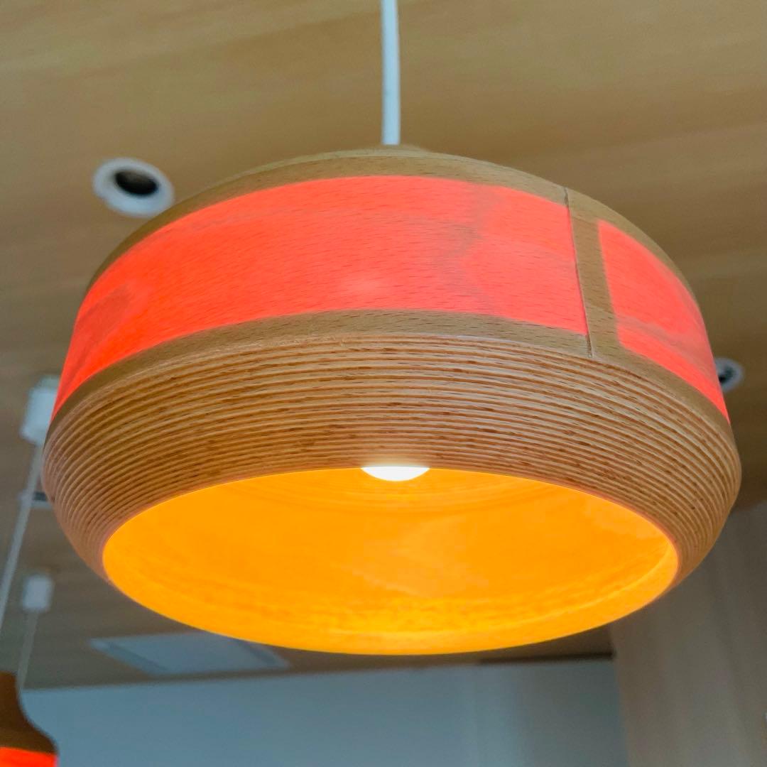 【美品】BUNACO ブナコ 木製ペンダントライト(1点)