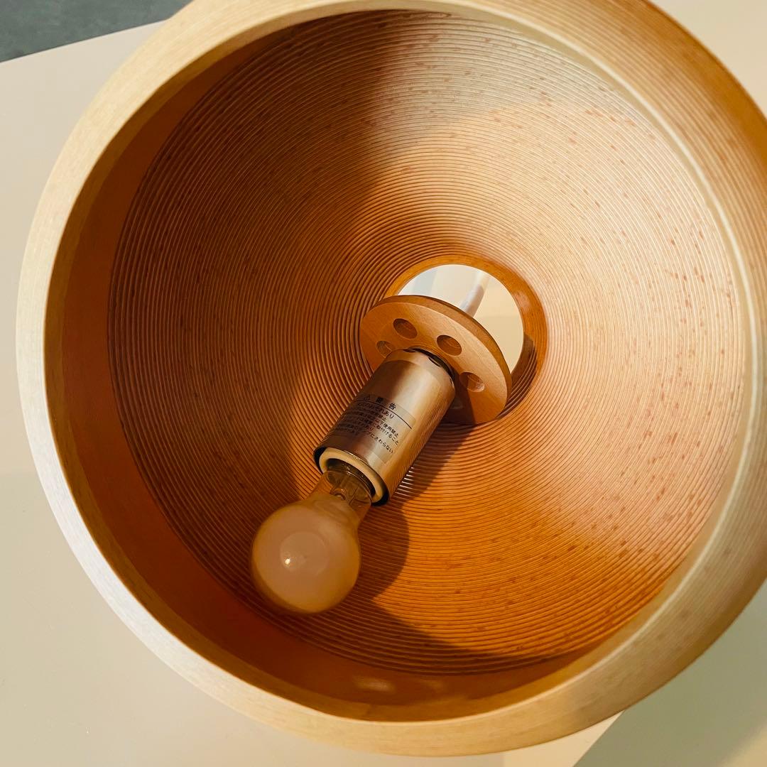 【美品】BUNACO ブナコ 木製ペンダントライト(1点)