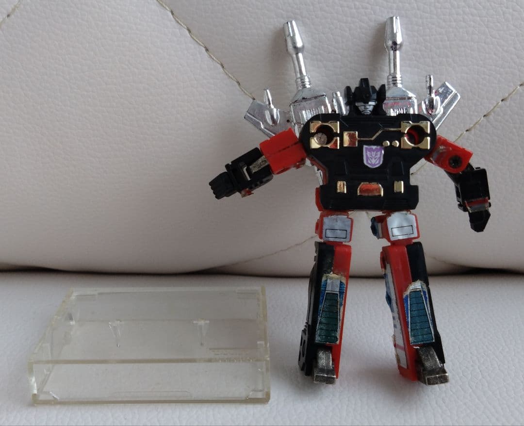 1980年代当時】トランスフォーマー サウンドウェーブ カセットロン付属