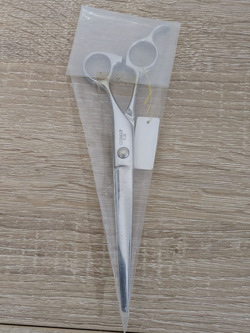 散髪用シザー シルバー　7インチ