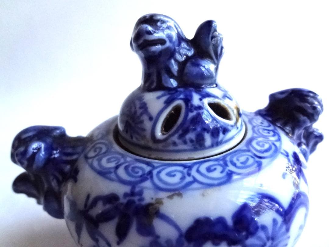 中国　骨董品　道八　獅子　香炉　アンティーク　陶器　おすすめ品　希少品　激レア