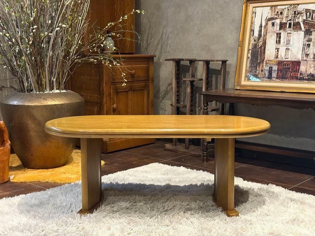 マルニ　ナチュラル　センターテーブル　ローテーブル　ラウンドテーブル　SH