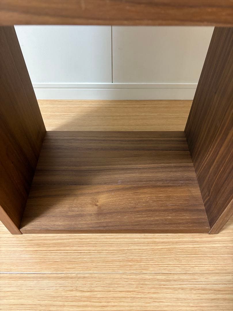 無印良品 スタッキングシェルフ・3段・ウォールナット材