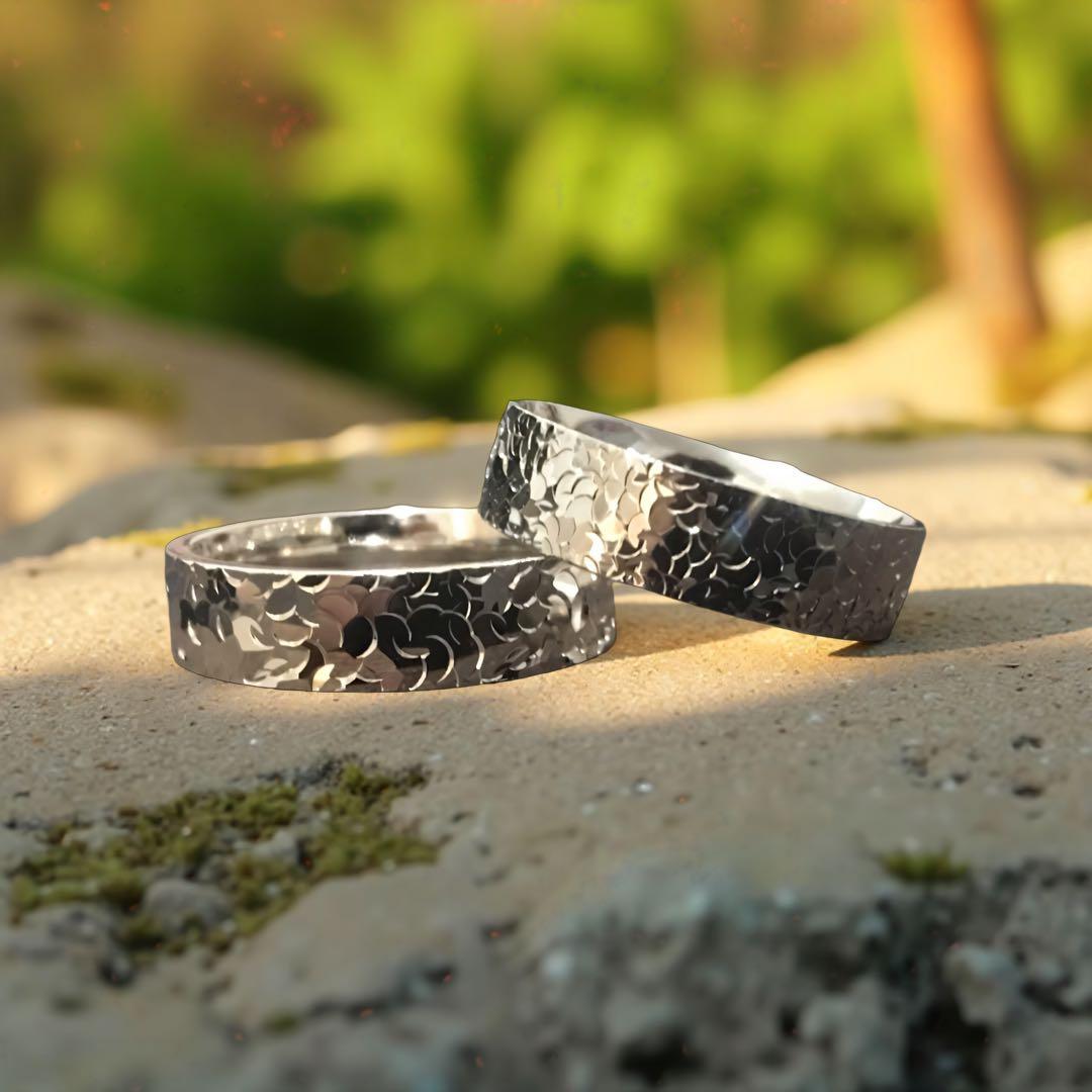 ペアリング、結婚指輪、プロポーズリング、 婚約指輪、贈り物、木製ボックス付き