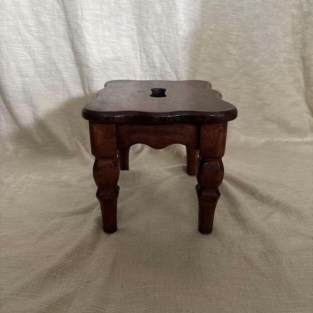 フランスアンティーク 腰掛け 花台