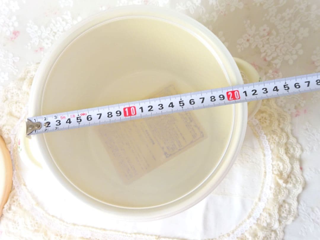 マニー　ローズ　樹脂蓋付き丸ストッカー　イマン