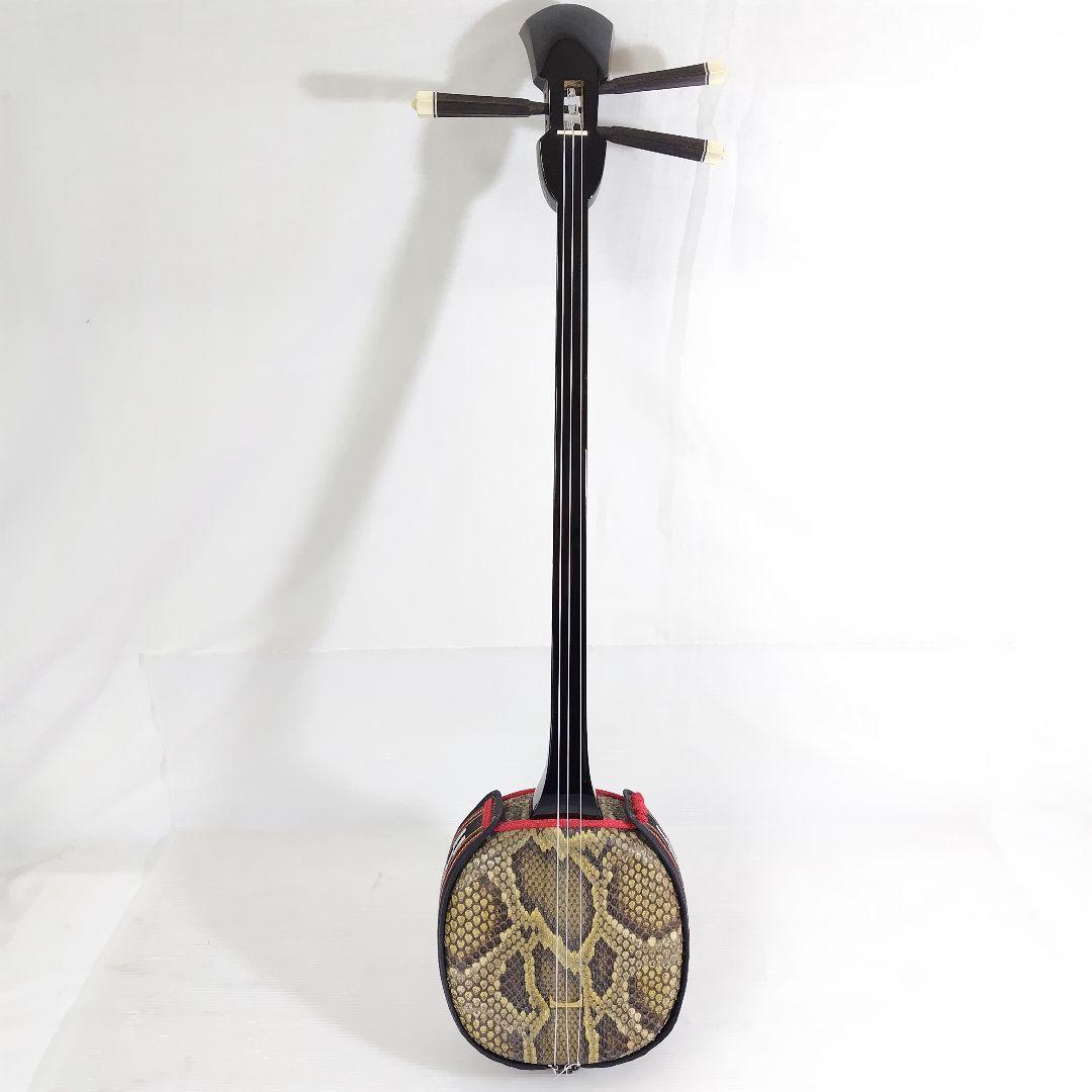 沖縄 本皮三線 初心者向き ソフトケース付き